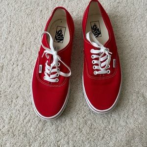 Men’s VANS Red Size 9